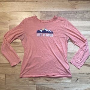 Life Is Good Active Cool Long Sleeve - Women's Medium